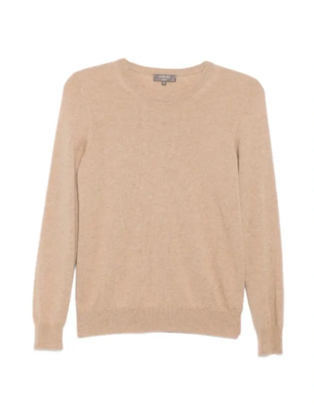 Men's Baby Cashmere Sweater in Beige N.Peal